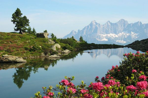 Der Spiegelsee auf der Reiteralm