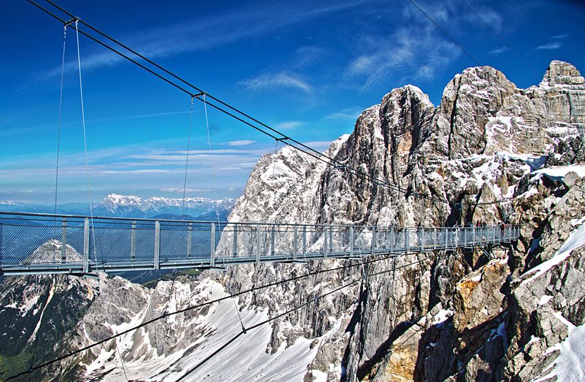 Die Hängebrücke Dachsteins